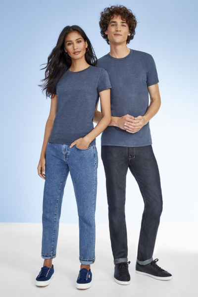 Футболка женская Imperial Fit Women бордовый меланж, размер S