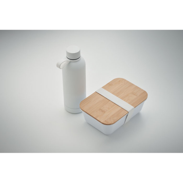 Ланчбокс и бутылка в наборе