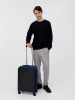 Чемодан Platta, черный с синим