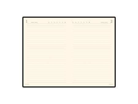 Ежедневник полудатированный портфолио А5  PROFY коричневый