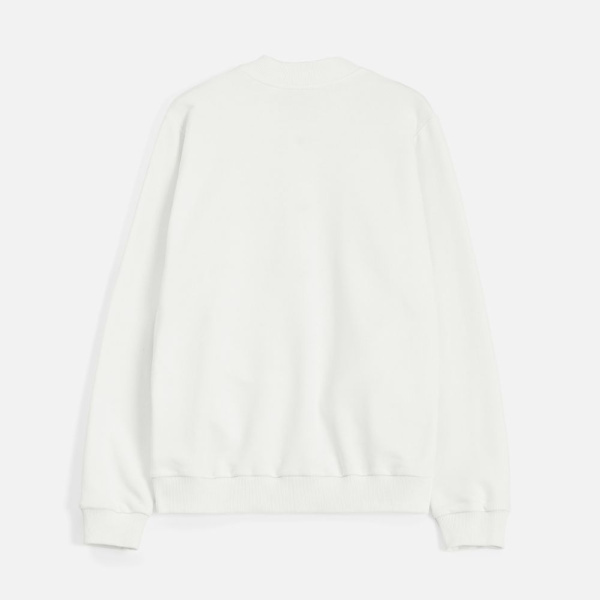 Бомбер унисекс Nuppu, молочно-белый, размер S