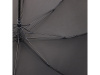Зонт трость мужской TORBER, полуавтомат, черный, каркас файбергласс, эпонж, пластиковая ручка, диаметр 120 см