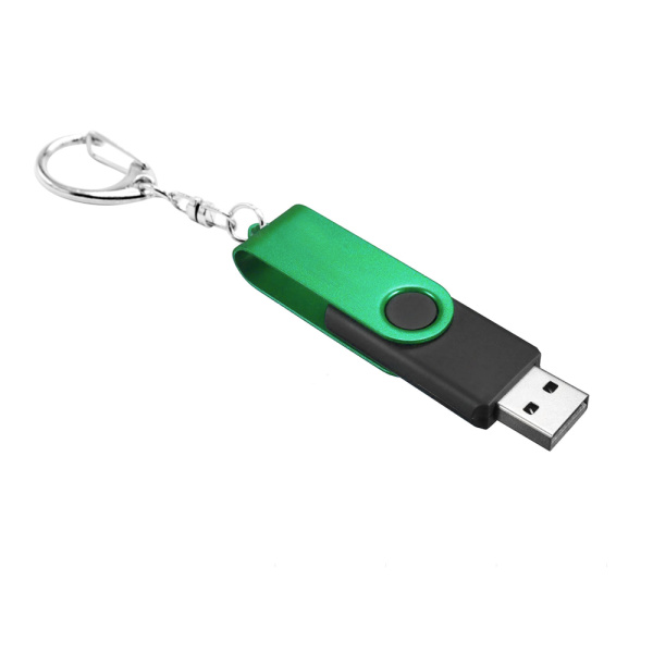 Флешка Twist Color 16 Гб , зеленая