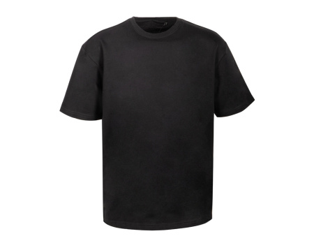 Футболка из френч терри Warsaw унисекс 220гр, черный