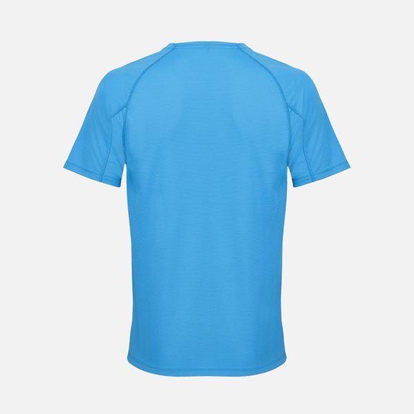 Футболка спортивная унисекс Vortex, ярко-бирюзовая, размер XS