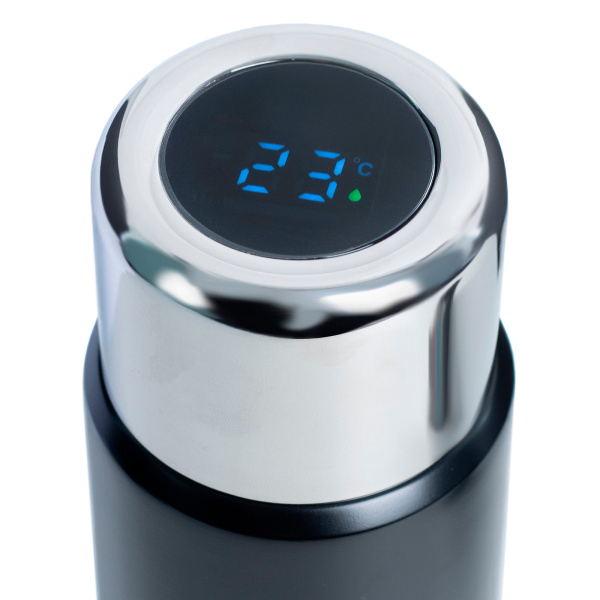 Термос Versus с дисплеем, чёрный