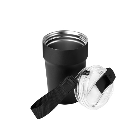 Термокружка вакуумная Монако (Monaco), черная