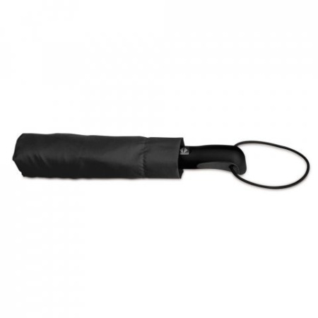Зонт складной автоматический Forest Campanella Silver black, диаметр 110 см,  черный