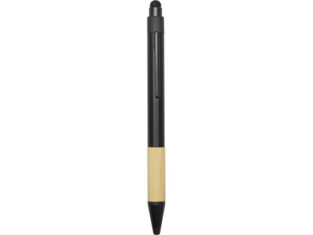 Carmen подарочный набор из блокнота формата А5 в твердой обложке и шариковой ручки - сплошной черный