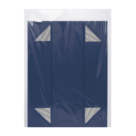 Подарочная коробка-трансформер большая, синяя