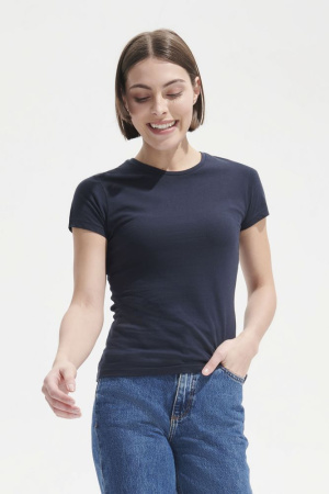 Футболка женская Miss 150 черная, размер XXL