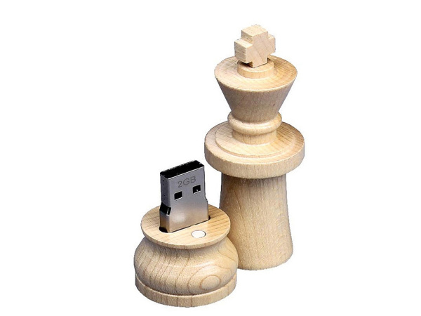 USB 2.0- флешка на 128 Гб Ферзь