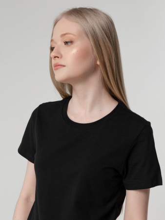Футболка женская T-bolka Lady, черная, размер 3XL