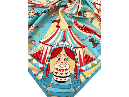 Платок Русская неваляшка. Праздник