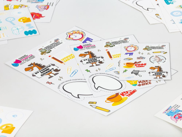Наклейки UV-DTF Sticker Pack на заказ
