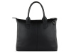 Сумка-шоппер BUGATTI ЭЛЬЗА | ELSA, чёрная, воловья кожа/полиэстер, 46х11х31,5 см