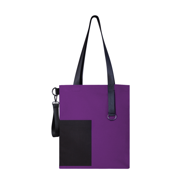 Шоппер Superbag Color (фиолетовый с черным)