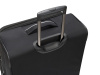 Чемодан TORBER НЕРО, чёрный, переработанный ПЭТ, 48 х 28 х 79 см, 90 л