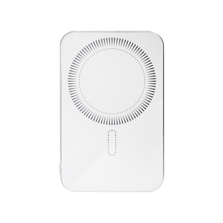 Внешний аккумулятор Artex PD 5000mAh с функцией беспроводной зарядки 15W, серебряный