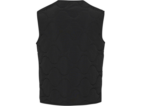 Quartz утепленный жилет унисекс из переработанного материала GRS - сплошной черный