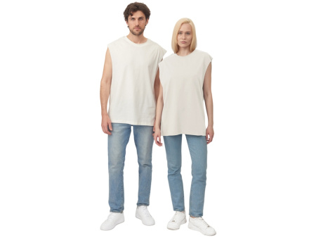 Майка оверсайз Berlin, унисекс, молочный