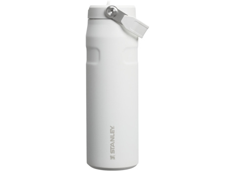 Бутылка для воды объемом 700 мл с откидной трубочкой Stanley IceFlow™ 2.0 - Frosted white