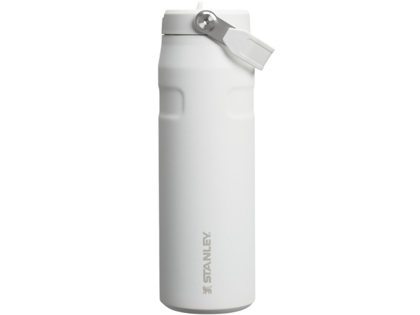 Бутылка для воды объемом 700 мл с откидной трубочкой Stanley IceFlow™ 2.0 - Frosted white