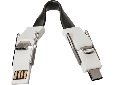 Кабель One 4 в 1, черный Кабель One 4 в 1, черный