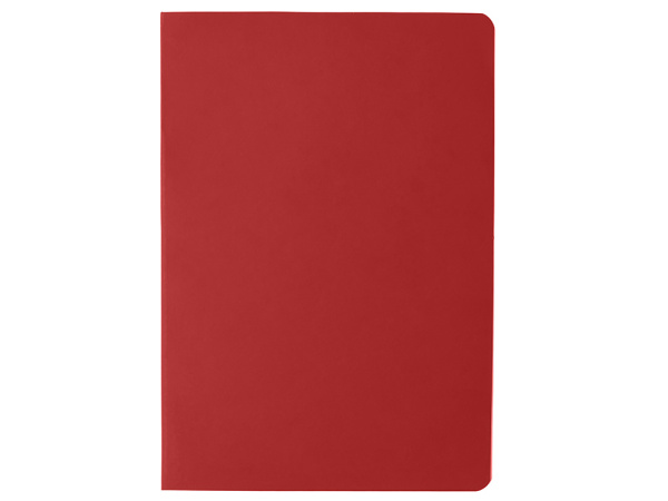 Блокнот в гибкой обложке A5 Виспи 2.0 в клетку, красный