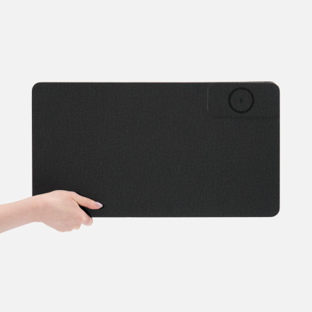 Складной стол для ноутбука с беспроводной зарядкой Kickstand Table, серый Складной стол для ноутбука с беспроводной зарядкой Kickstand Table, серый