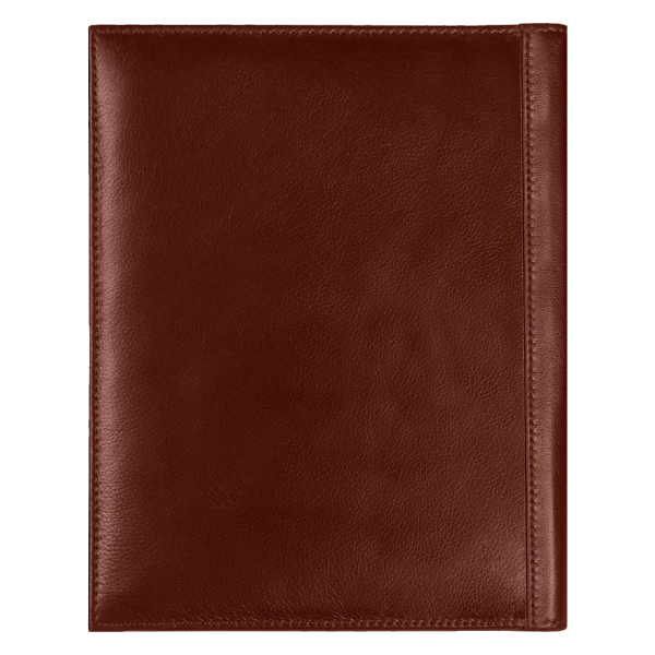 Суперобложка из натуральной кожи Universal leather размер А5+ , коричневый