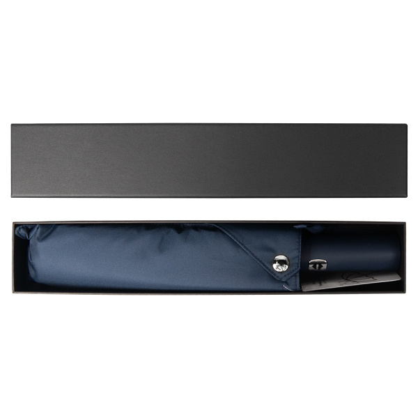 Зонт складной автоматический обратного сложения Forest Lotus Reverse, темно-синий