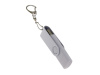 USB-флешка на 8 Гб 2 в 1 поворотный механизм, c дополнительным разъемом Type-C с одноцветным металлическим клипом, белый