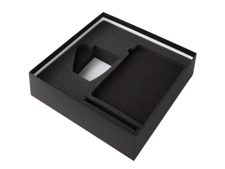 Подарочный набор с блокнотом С1, металлической ручкой и кружкой, белый