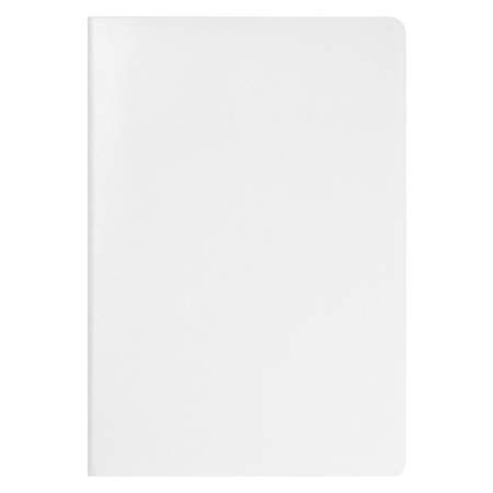 Ежедневник Galaxy недатированный, гибкая обложка, срез голограф. фольга, белый