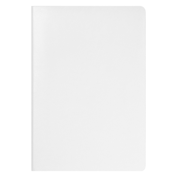 Ежедневник Galaxy недатированный, гибкая обложка, срез голограф. фольга, белый