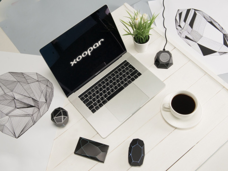 Док-станция Geo Dock с быстрой беспроводной зарядкой, черный с белой подсветкой. XOOPAR Док-станция Geo Dock с быстрой беспроводной зарядкой, черный с белой подсветкой. XOOPAR