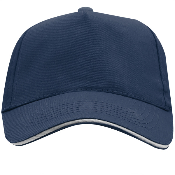 Бейсболка 5-панельная ERIS, Морской синий