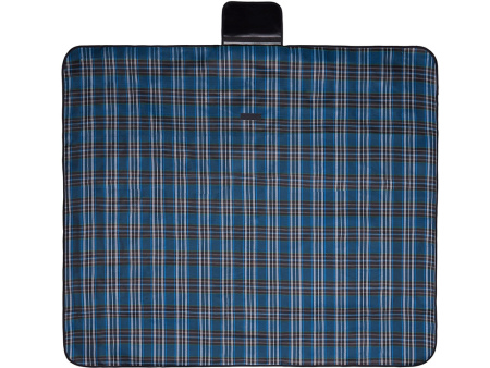 Непромокаемый плед для пикника Fabrizio, синий/черный