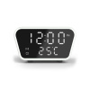 Настольные часы "Smart Clock" с беспроводным (15W) зарядным устройством, будильником и термометром Настольные часы "Smart Clock" с беспроводным (15W) зарядным устройством, будильником и термометром
