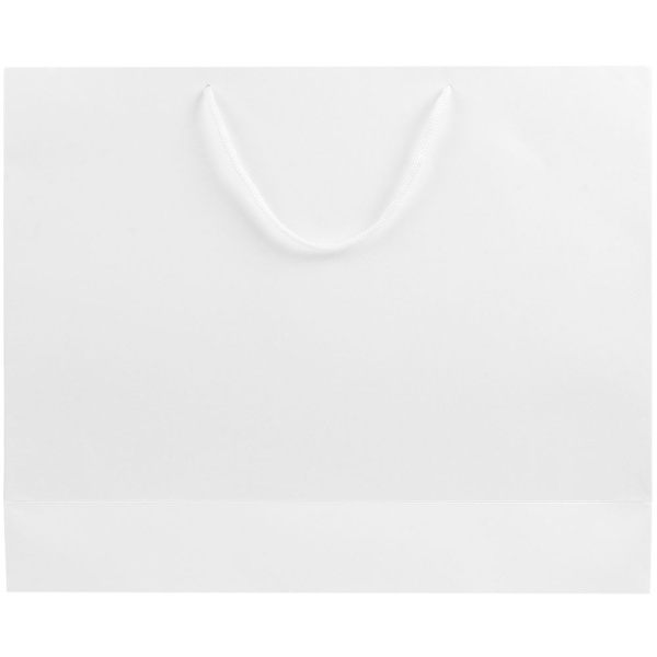 Пакет бумажный «Блеск», большой, белый