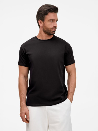 Футболка унисекс T-Bolka 200, черная, размер 4XL