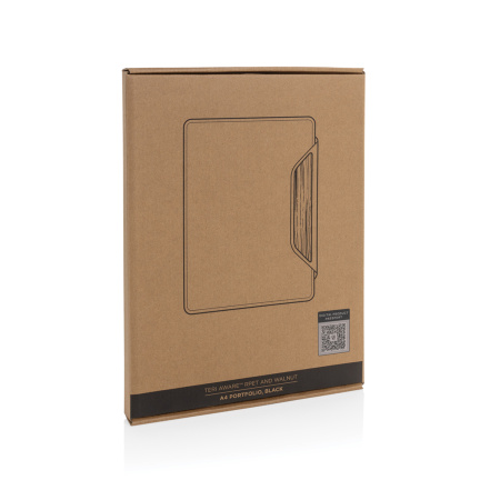 Органайзер Teri из rPET AWARE™ и орехового дерева, A4