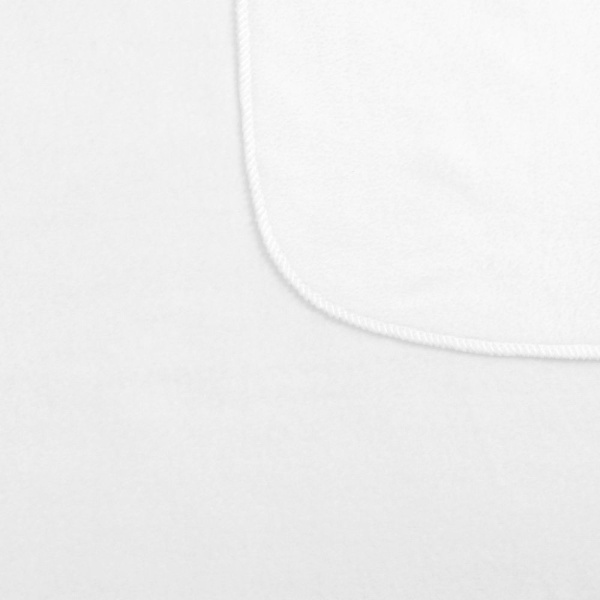 Флисовый плед Warm&Peace, белый