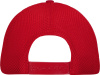 Бейсболка с сеткой Newport, белый/красный