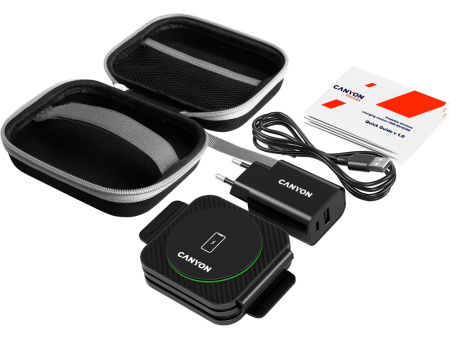 Беспроводное зарядное устройство 3 в 1 Canyon WS-305 (cns-wcs305), 15 Вт (Р) Беспроводное зарядное устройство 3 в 1 Canyon WS-305 (cns-wcs305), 15 Вт (Р)