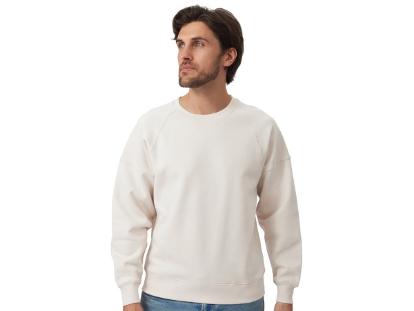 Свитшот оверсайз Paris, унисекс, бежевый