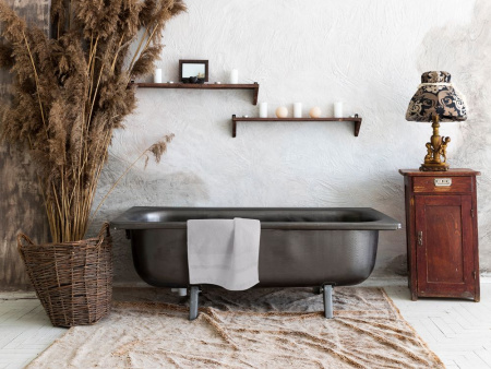 Полотенце Molan, большое, светло-серое