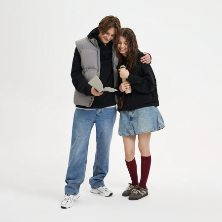 Худи оверсайз унисекс Фьюжн (Fusion), черный, размер 2XS