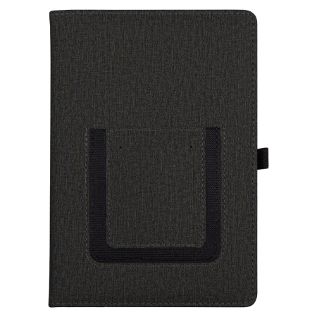 Ежедневник  Smart Wallet Cambric  A5, черный, недатированный, в твердой обложке с поролоном